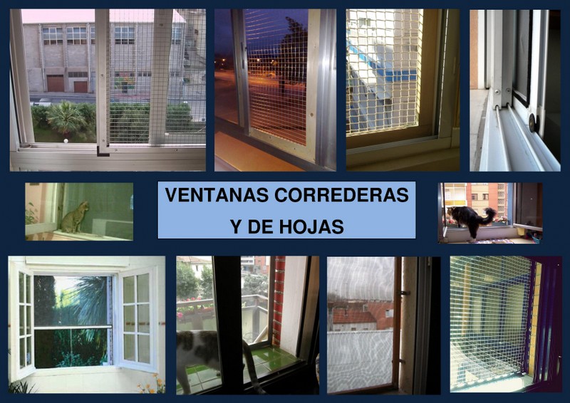 Gatos, ventanas y balcones (soluciones) - Protegelos